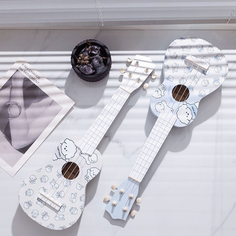 Укулеле в стиле Ins, милый щенок, музыкальный инструмент начального уровня для мальчиков и девочек, взрослая маленькая гитара