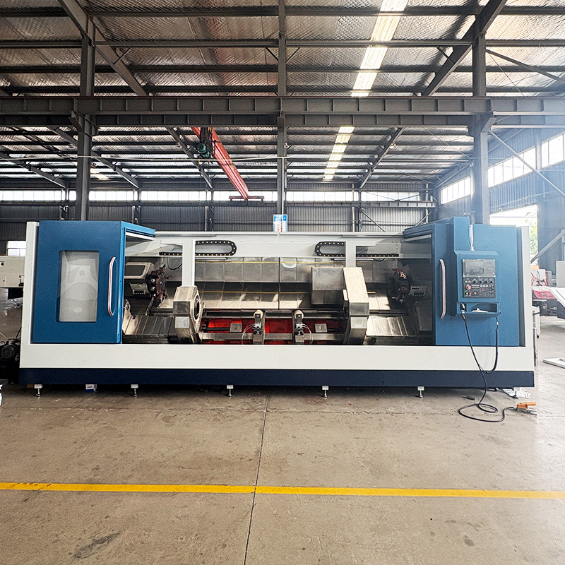 Leo Cnc Lathe Stck160-2500 Cnc Lathe High-Precision Cnc Lathe with Simultaneous Processing at Both Ends