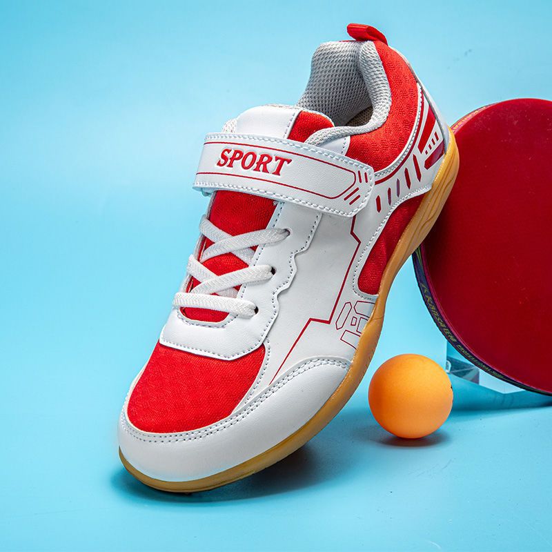 Children's Table Tennis Shoes for Boys and Girls, Professional Table Tennis Shoes, Lightweight, Breathable, Non-Slip Tendon Soles, Cross-Border E-Commerce