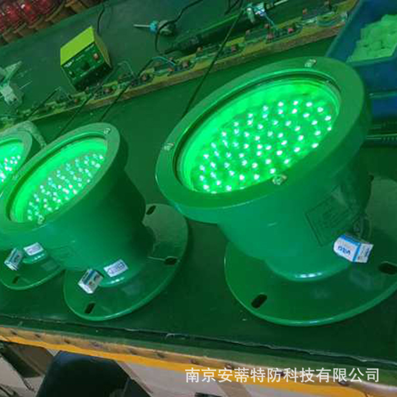 Anti-Green Light Bridge Pillar Light Channel Modification Special Sign Height Limit Light Warning Light Solar Powered Dc12V