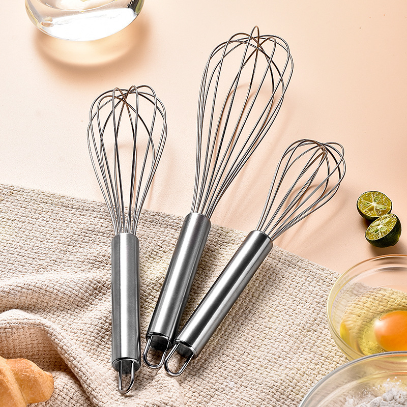 Кухонные инструменты венчик для яиц 8, 10, 12 дюймов венчик из нержавеющей стали ручной венчик для яиц