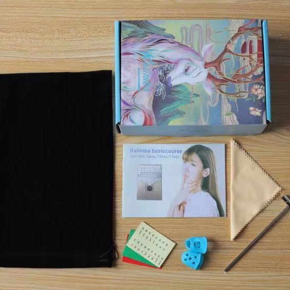 Thumb piano kalin bachen 17-tone 21-tone finger piano cross-border explosives small musical instrument hand gift kalimba