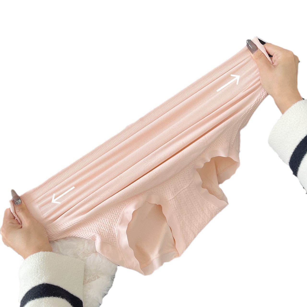 Maternity Underwear, Cotton, High-Waisted, Belly-Supporting, Comfortable, Mulberry Silk Antibacterial Crotch Underwear for Late Pregnancy, Universal Style for All Seasons