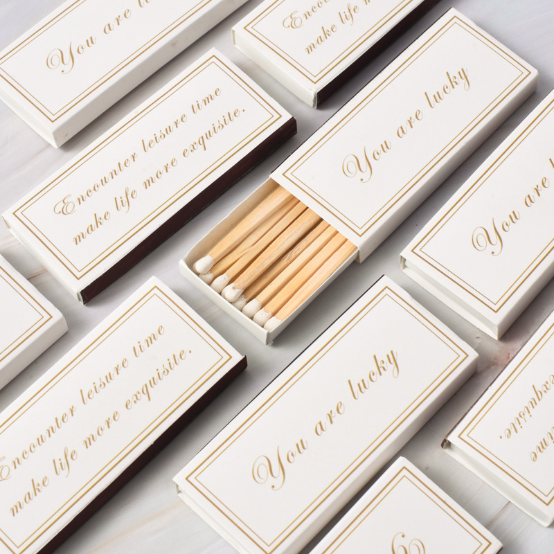 Matches Scented Candles Special Boxed Matches Long Rod Wood Stalk Matches 75mm Hand Gift Wooden Matches