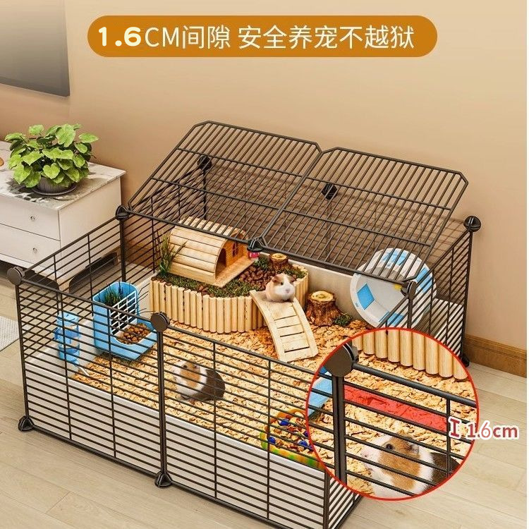G5U Hamster Cage Special Extra Large House Large Space Golden Bear Flower Rat Basic Cage Hedgehog Breeding Box Warehouse