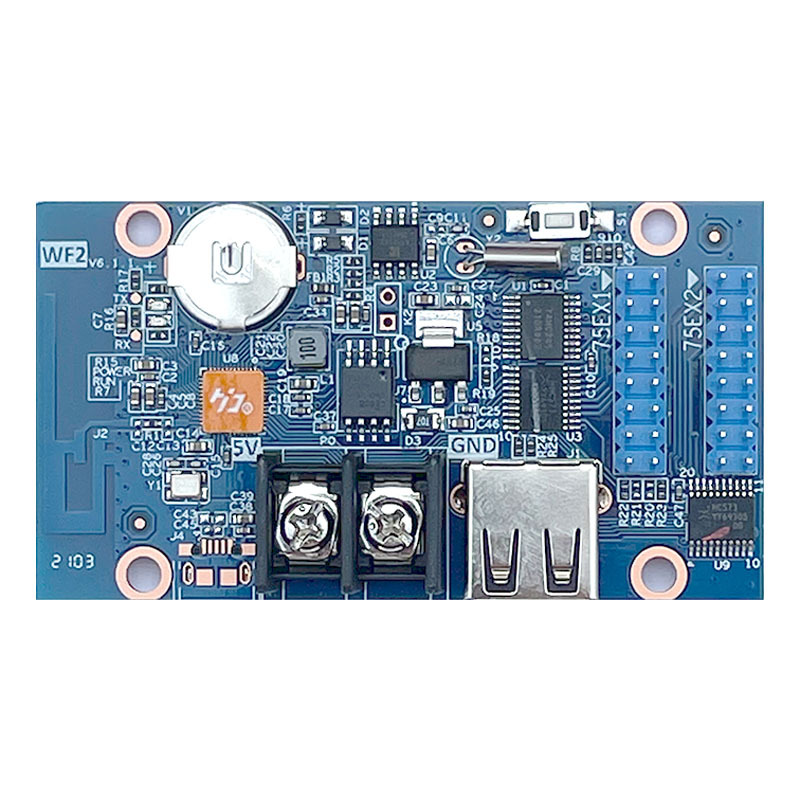 Gray HD-WF2 Digital Screen Large Screen led Display FUll Color Advertising Screen Word Screen U Disk wifi Control Card