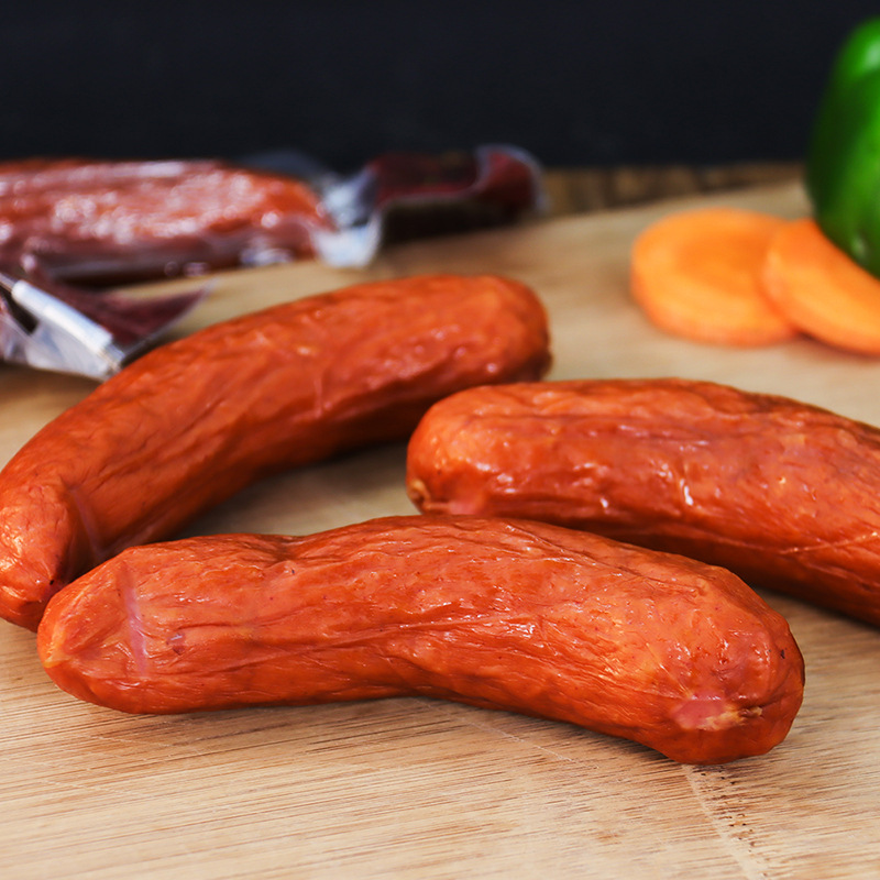 Red Sausage Harbin Style Red Sausage Northeastern Specialty Russian Sausage Meat Sausage Ready-To-Eat Cooked Food Snacks