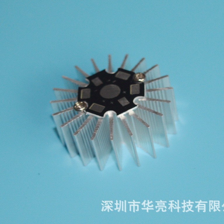 В наличии, 1~3W светодиодный радиатор, диаметр 36мм, высота 15мм