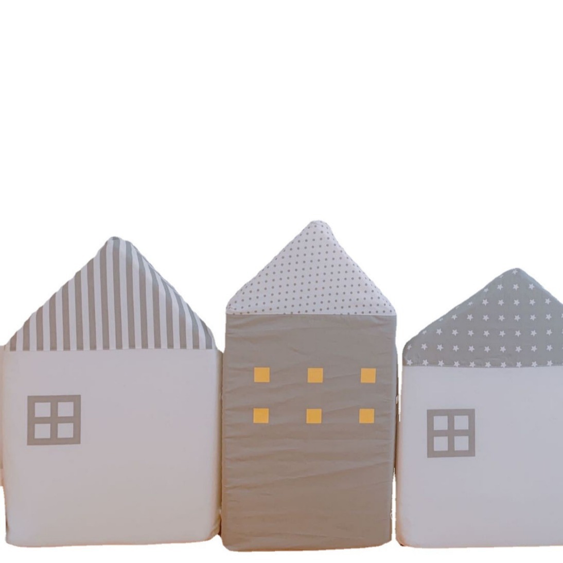 Ins Nordic Small House Bed Circumference Anti-collision Guardrail Multicolor