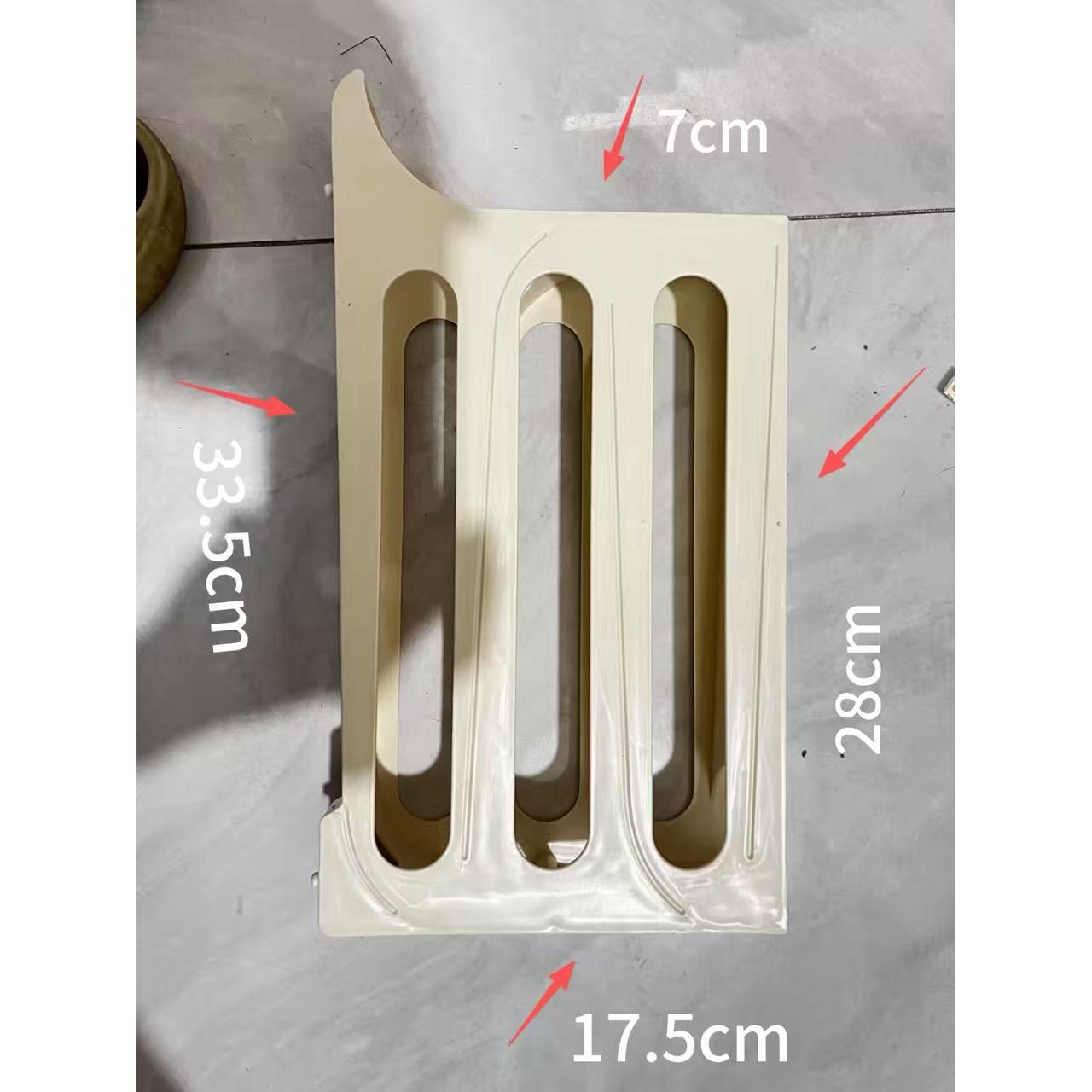 Creative Automatic Slide-Type Egg Storage Box Household Four-Layer Egg Tray Egg Rack Space-Saving Refrigerator Side Door Storage