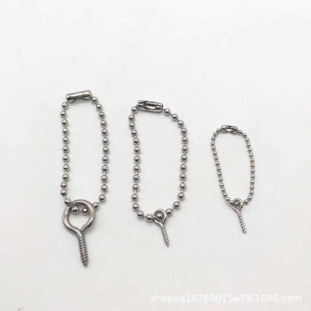 Оптовая продажа в наличии цепочка из стеклянных бусин из нержавеющей стали цветная цепочка из стеклянных бусин Добро пожаловать к заказу