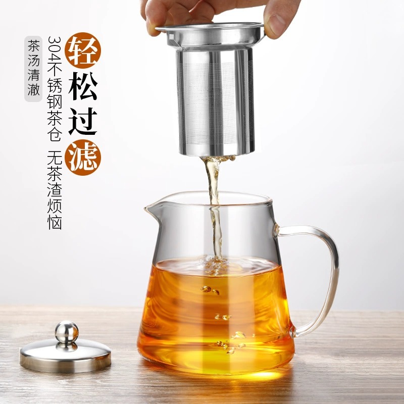 Glass Heat-Resistant Teapot, Filtered Teapot, Electric Ceramic Stove, Large-Capacity Water Kettle, Scented Tea Teapot, Tea Set Wholesale