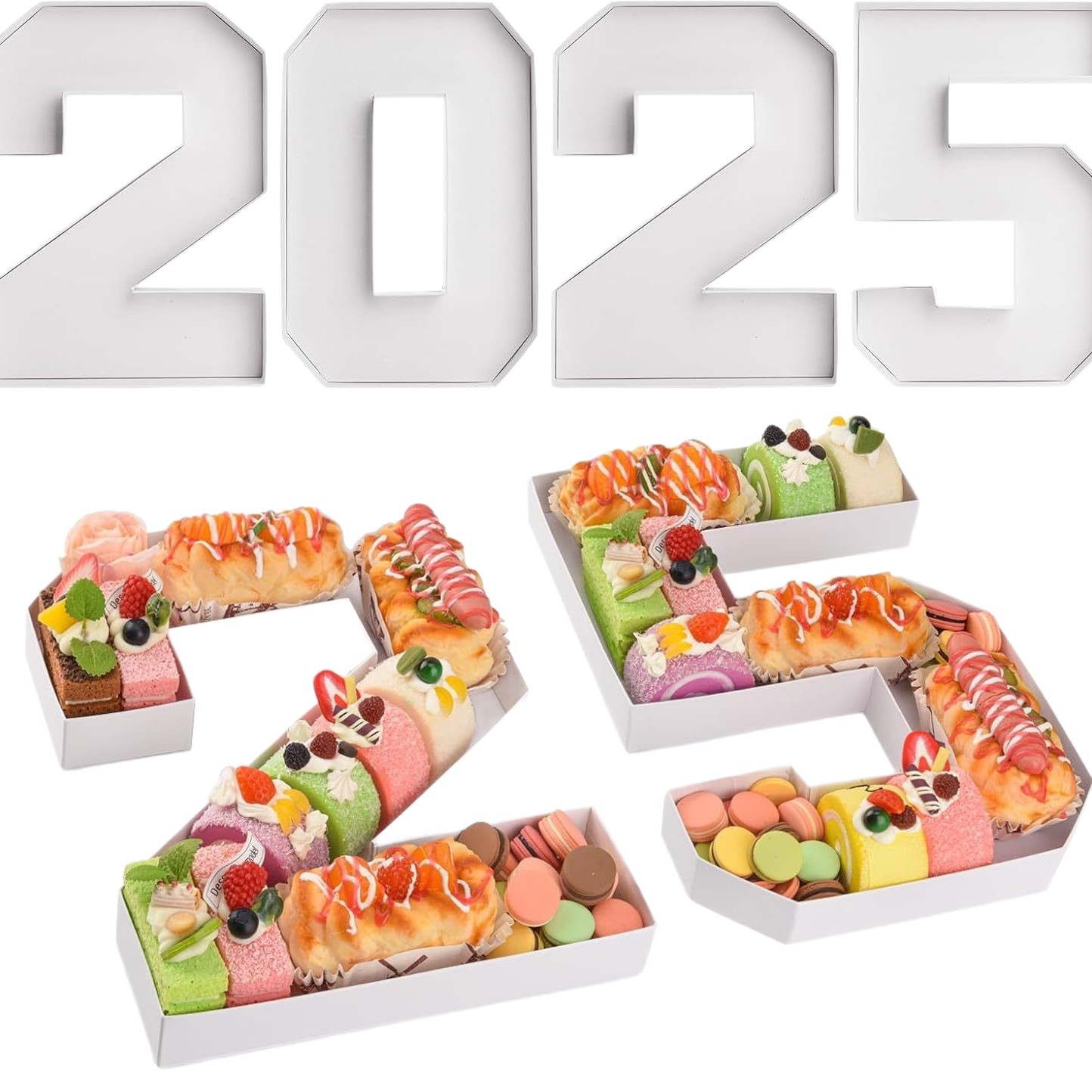 Cross Border 2025GRAD Candy Box Letter Snack Box Creative Graduation Plate Storage Box Nut Snack Candy Party