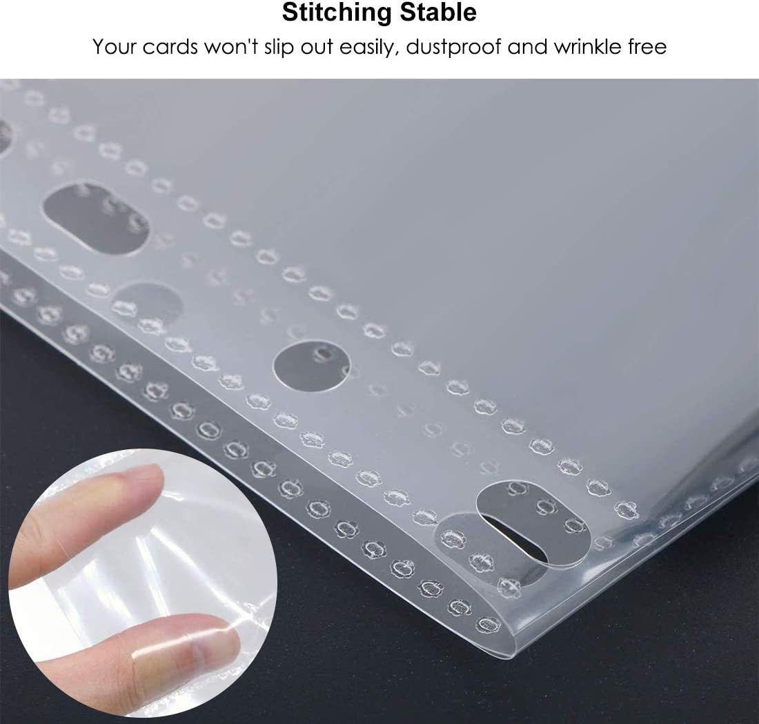 The loose-leaf PP activity album of the card book business card book replaces the inner page with single-sided double-layer 16 Silk/double-sided three-layer 18 Silk