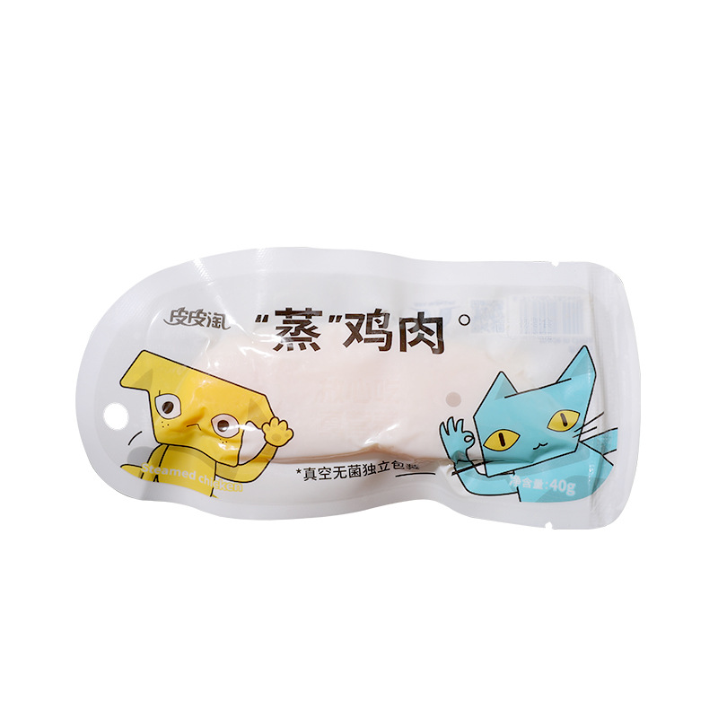 Cat Snacks Pipitao Steamed Chicken Breast Nutrition Pet Vacuum Ready-To-Eat Chicken Breast Pet Supplies Wholesale