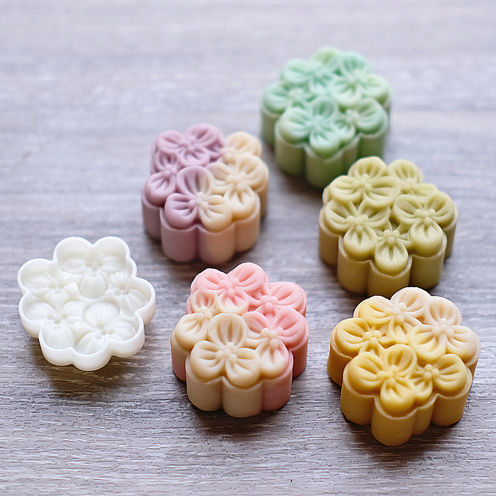 25g Osmanthus Moon Cake Mold Hand-pressed Fresh Pattern Cake Mold mooncakemould