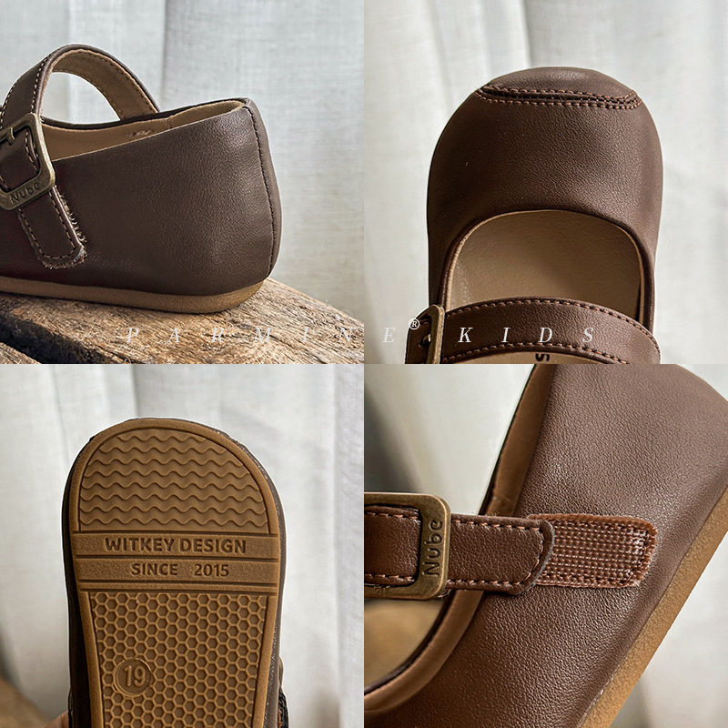 Genuine Leather Baby Girl Princess Toddler Shoes Simple Autumn New Girls Leather Shoes Baby Soft Sole Shoes Dropshipping