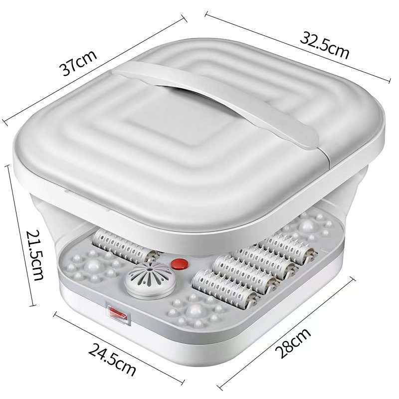 Cross-Border One-Click Start Constant Temperature Heated Foot Bath Bucket Foot Bath Portable Massage Foot Bath Home Folding Foot Bath