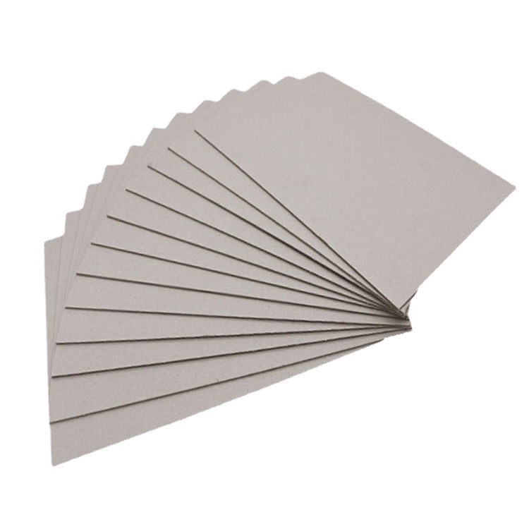 Gray board paper a4 cardboard thickened solid cardboard packaging paper art painting printing double sided gray board paper wholesale