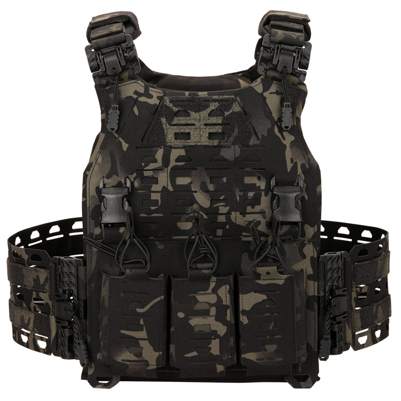 Quick-Release Tactical Vest Outdoor Multi-Functional Field Military Fan Vest Wear-Resistant Breathable Training Clothing Manufacturer Ready Stock