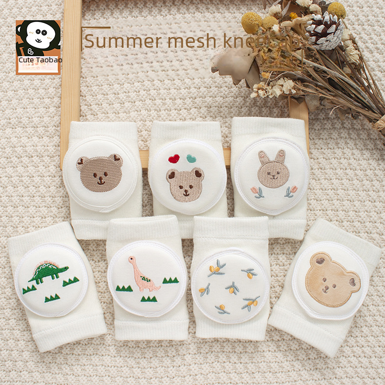 ins Baby Knee Pad Summer Thin Baby Crawling Knee Protective Case Toddler and Kids Toddler Drop-resistant Artifact