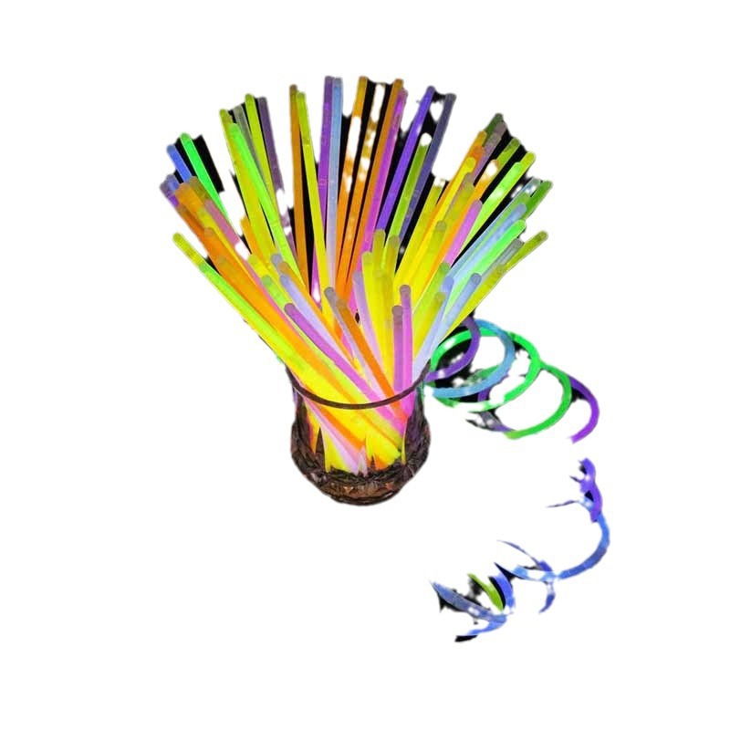 Fluorescent Stick Children's Disposable Concert Tiktok Same Style Glow Stick Luminous Bracelet Toy Stall Wholesale