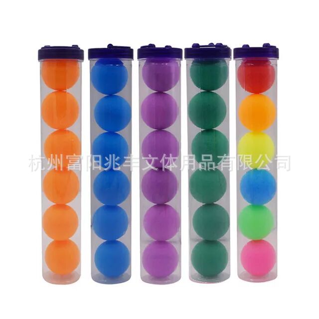 Free Shipping Color Table Tennis Factory Training Game Children's Arena Luminous pp Beer 40mm Table Tennis Ball