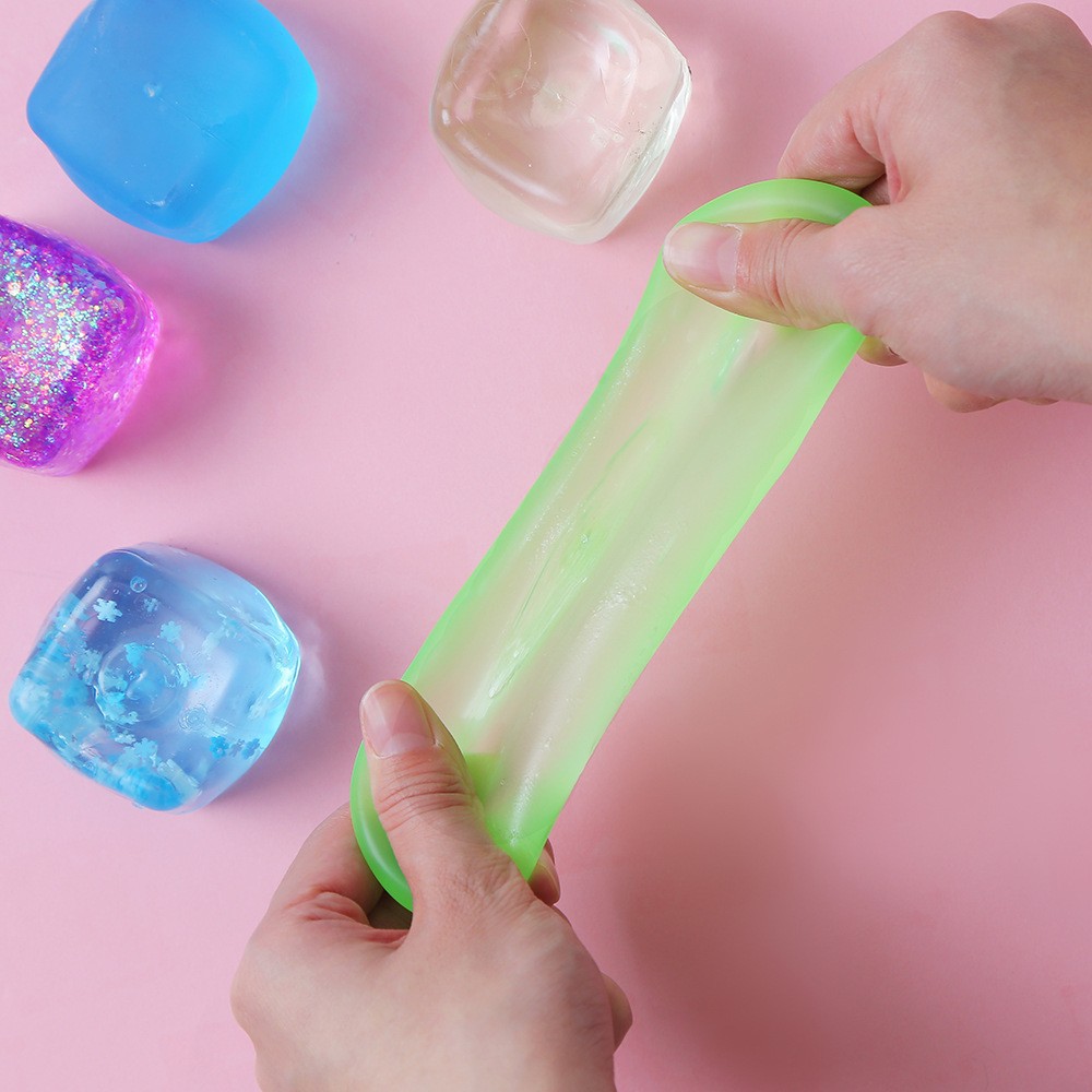 Decompression Ice Cubes, Cross-Border Hot-Selling High-Transparency Ice-Sense Maltose Cubes, Decompression Popular Pinch Toys