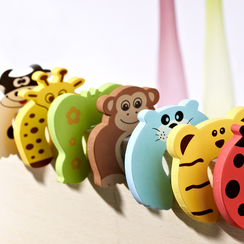 Baby anti-door closing artifact child anti-pinch hand door stopper door blocking card door blocking plug baby door stop safety door card