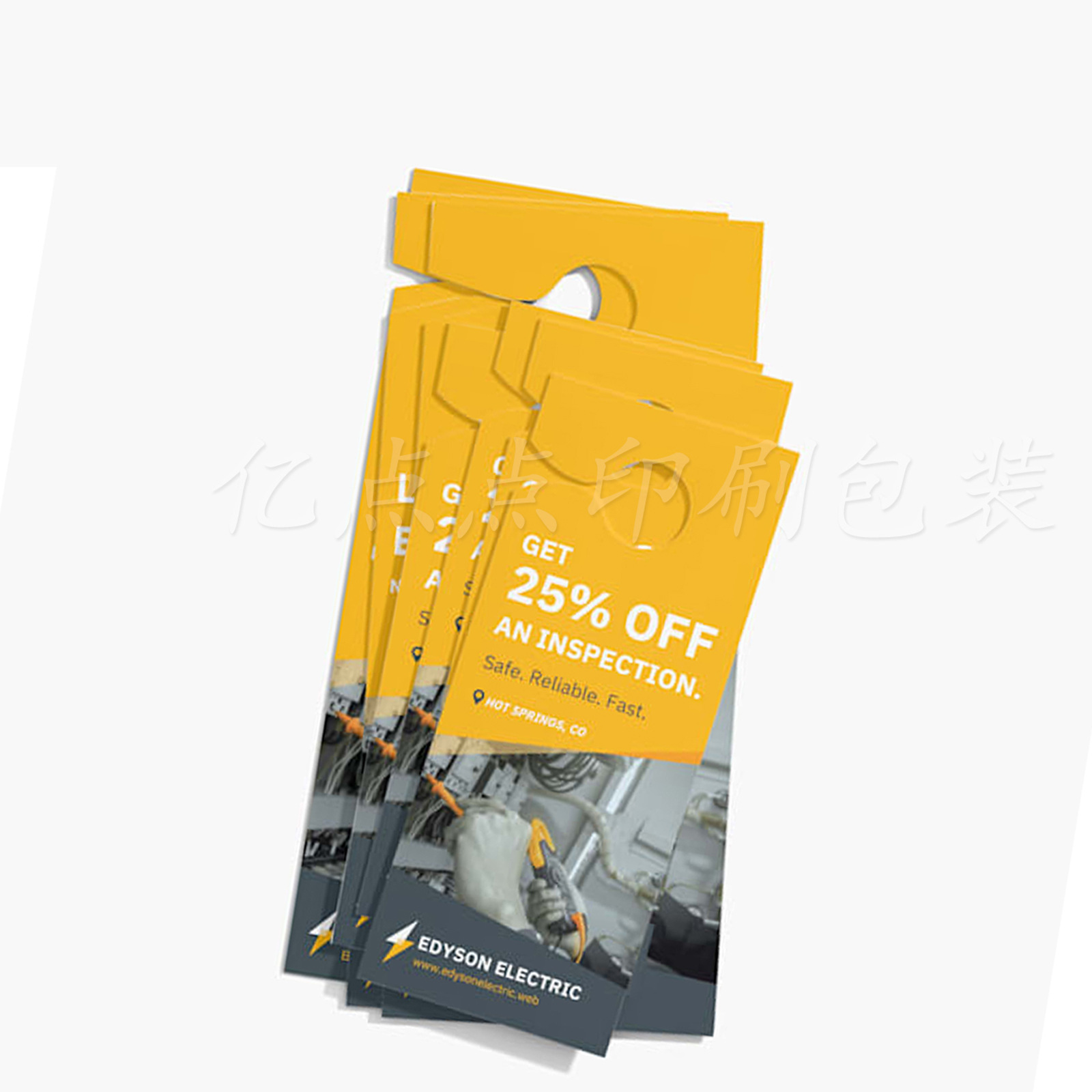 Customized Paper Door Hanging Card, Hotel Promotion, Hotel Door Handle Hanging Card, Do Not Disturb Special-Shaped Card Printing