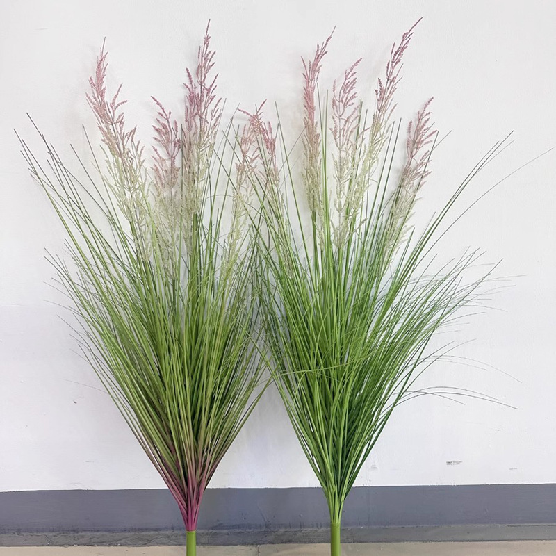 Новое симулированное тростниковое растение, пучок луковичного травы, декор для интерьера, водные растения, симулированная меховая трава