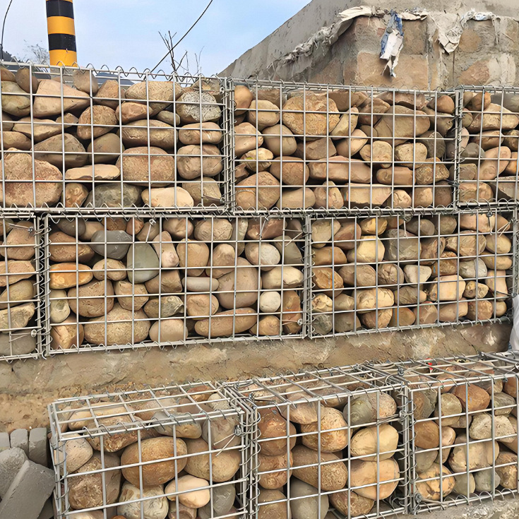 Explosion-Proof Gabion Mesh Electric Welded Landscape Gabion Mesh Explosion-Proof Cage Electric Welded Mesh Galvanized Steel Wire Gabion Wall Galvanized Wire Mesh