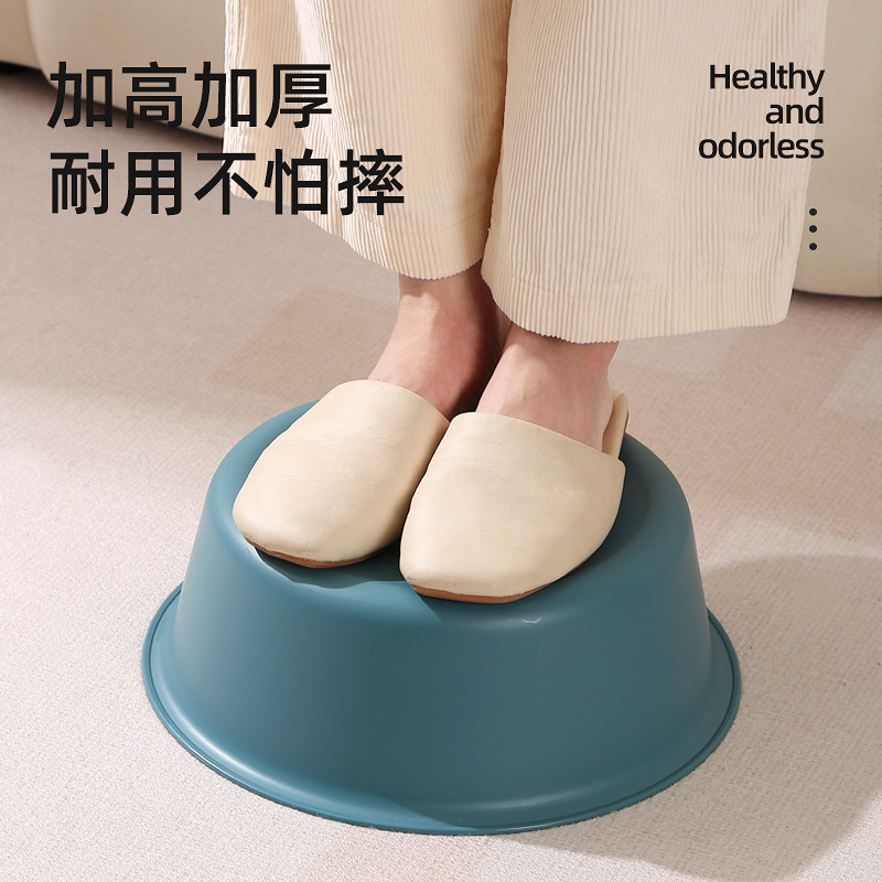 Washbasin plastic household large durable basin student dormitory baby contrast color small basin vegetable washing laundry foot basin