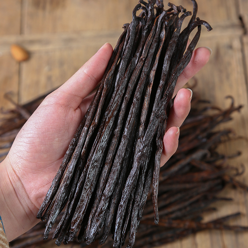 Bann motor Gargas vanilla pod 13-19cm single Tahitian vanilla bean Horse Island Vanilla Stick for baking