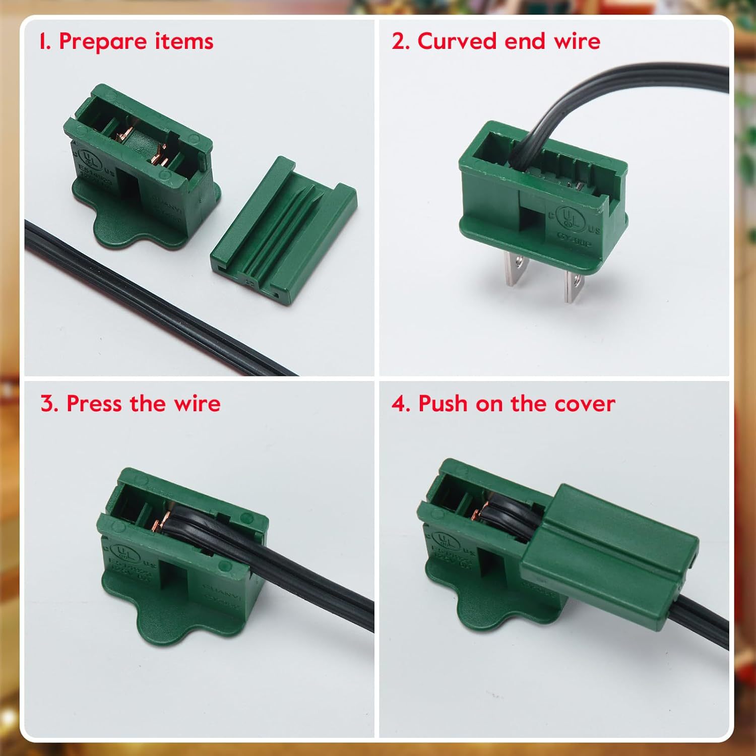 UL 125V 8AMP SPT-1 Quick Plug