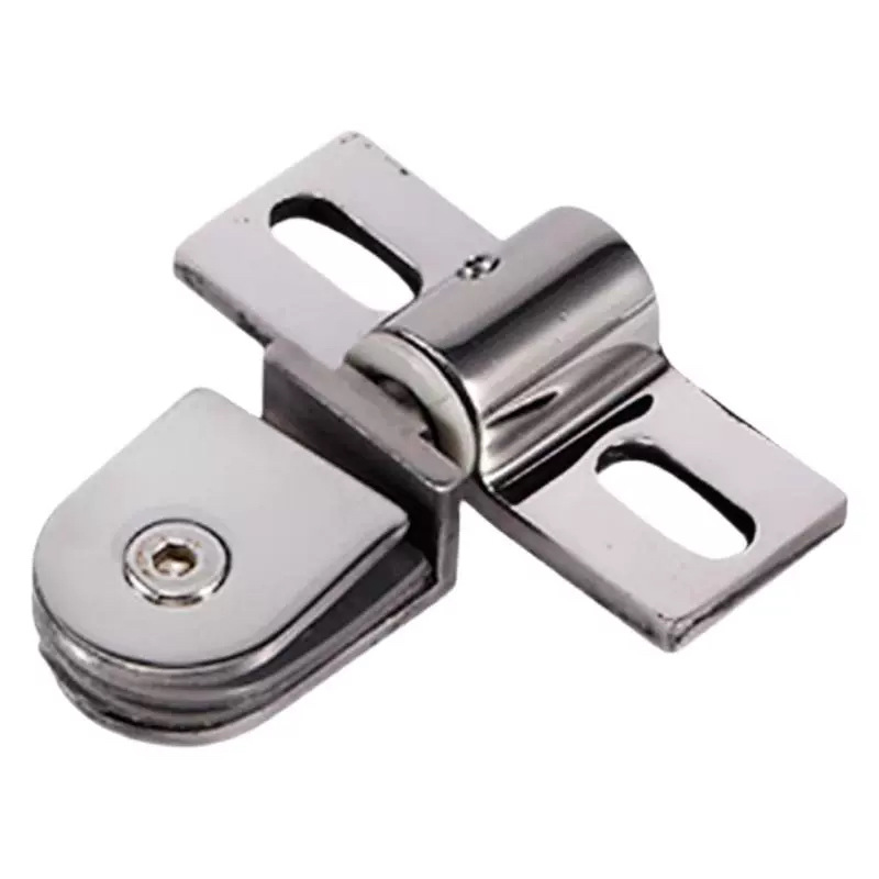 Shower room accessories glass door stainless steel upper and lower shaft heaven and earth clip shower room door clip hinge hardware accessories