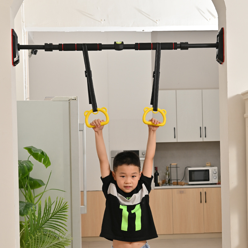 Fitness Rings Children's Indoor Household Pull-up Exercise Children's Stretching and Heightening Auxiliary Training Pull Ring Rings