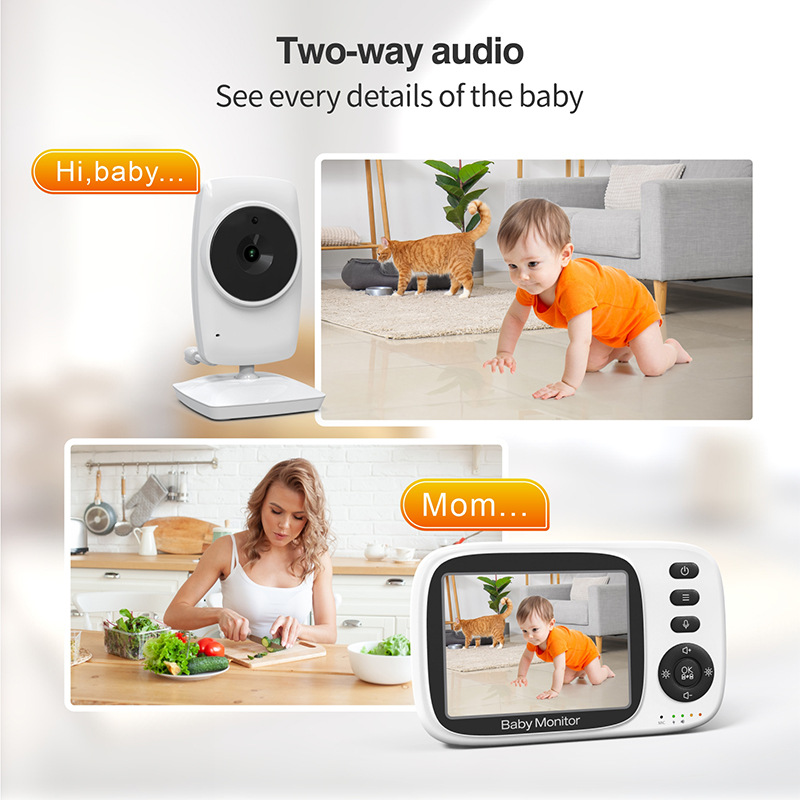 Baby Monitor Wireless Baby Care Monitor Voice Intercom Monitor Cross-Border Baby Monitor