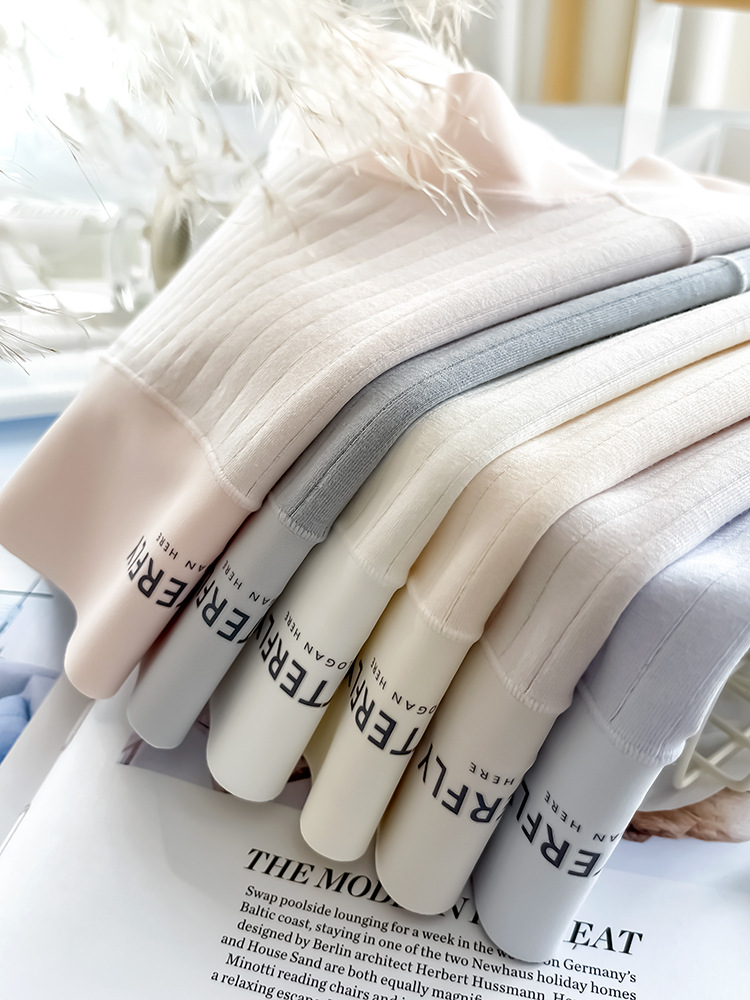 Women's cotton 5A antibacterial crotch high waist belly contracting hip seamless girl's cotton breathable women's triangle shorts head