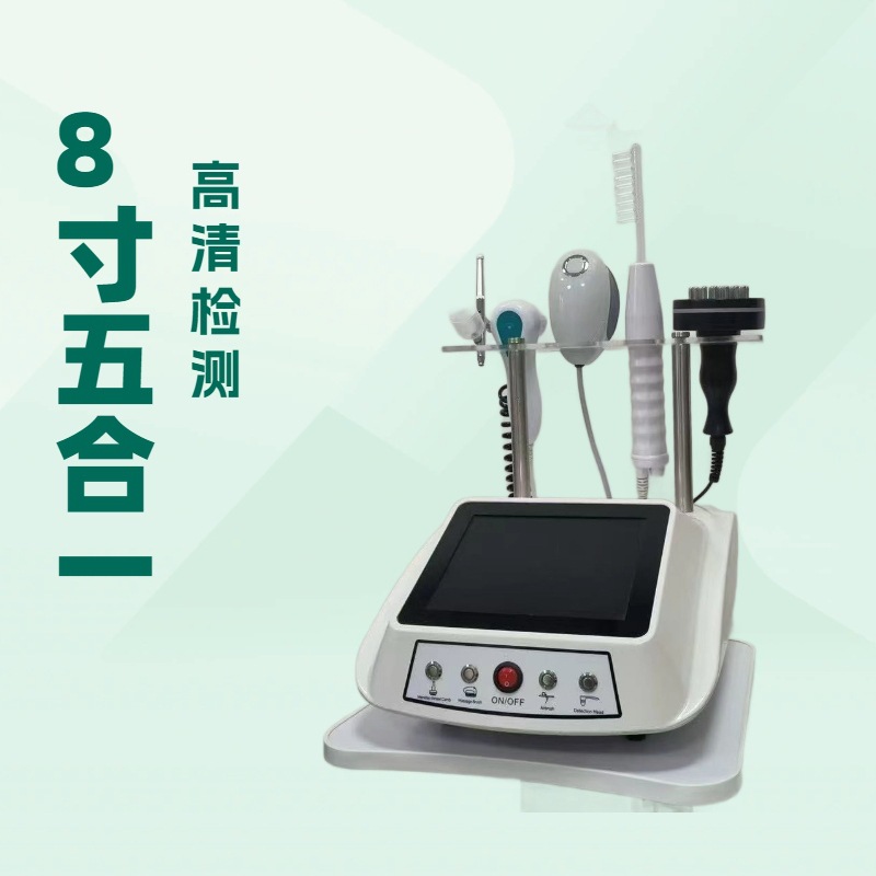 Популярная модель для международной торговли 8 дюймовый пятив одном детекционный физиотерапевтический инструмент многофункциональный уход за скальпом инструмент для роста волос детектор фолликулов