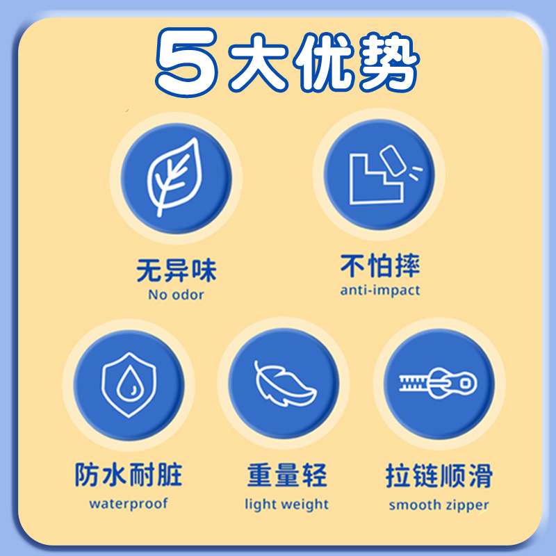 Large Capacity Pencil Bag Stationery Box for Primary School Students Cute Pencil Case for Boys and Girls Cartoon Pencil Bag for Children Stationery Bag