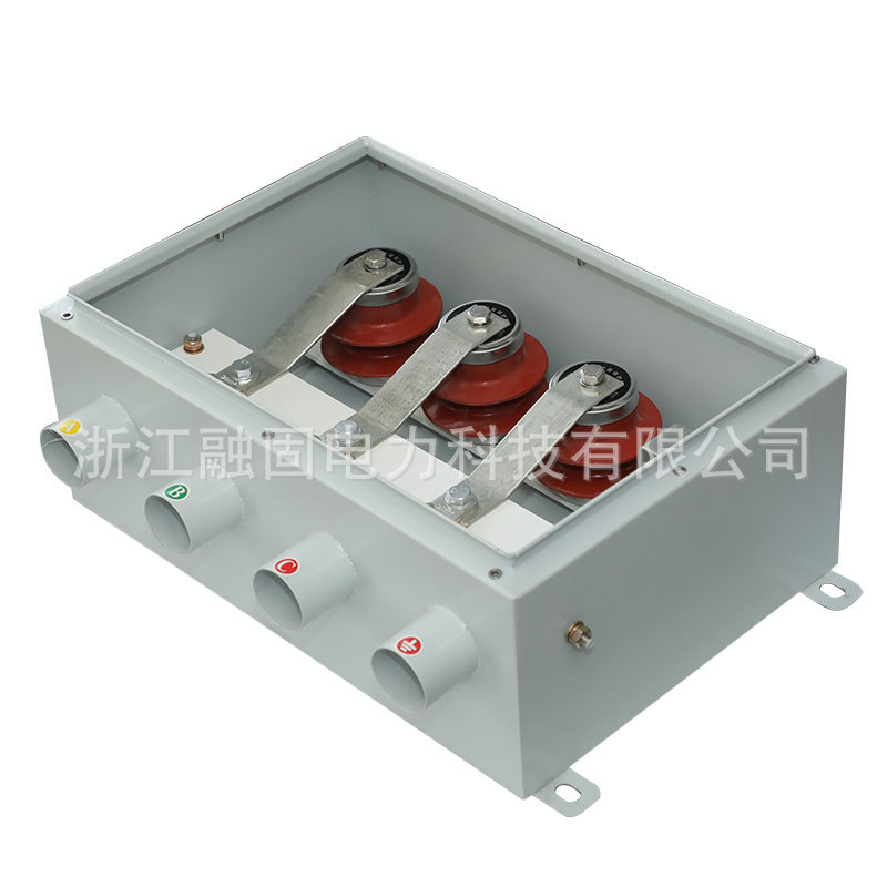 Multi-specification insulated cable branch box direct grounding box stainless steel metal protective layer 220KV protective grounding box