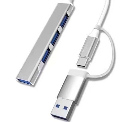 2-in -1 docking station usb3.0 laptop hub splitter extender type-c docking station