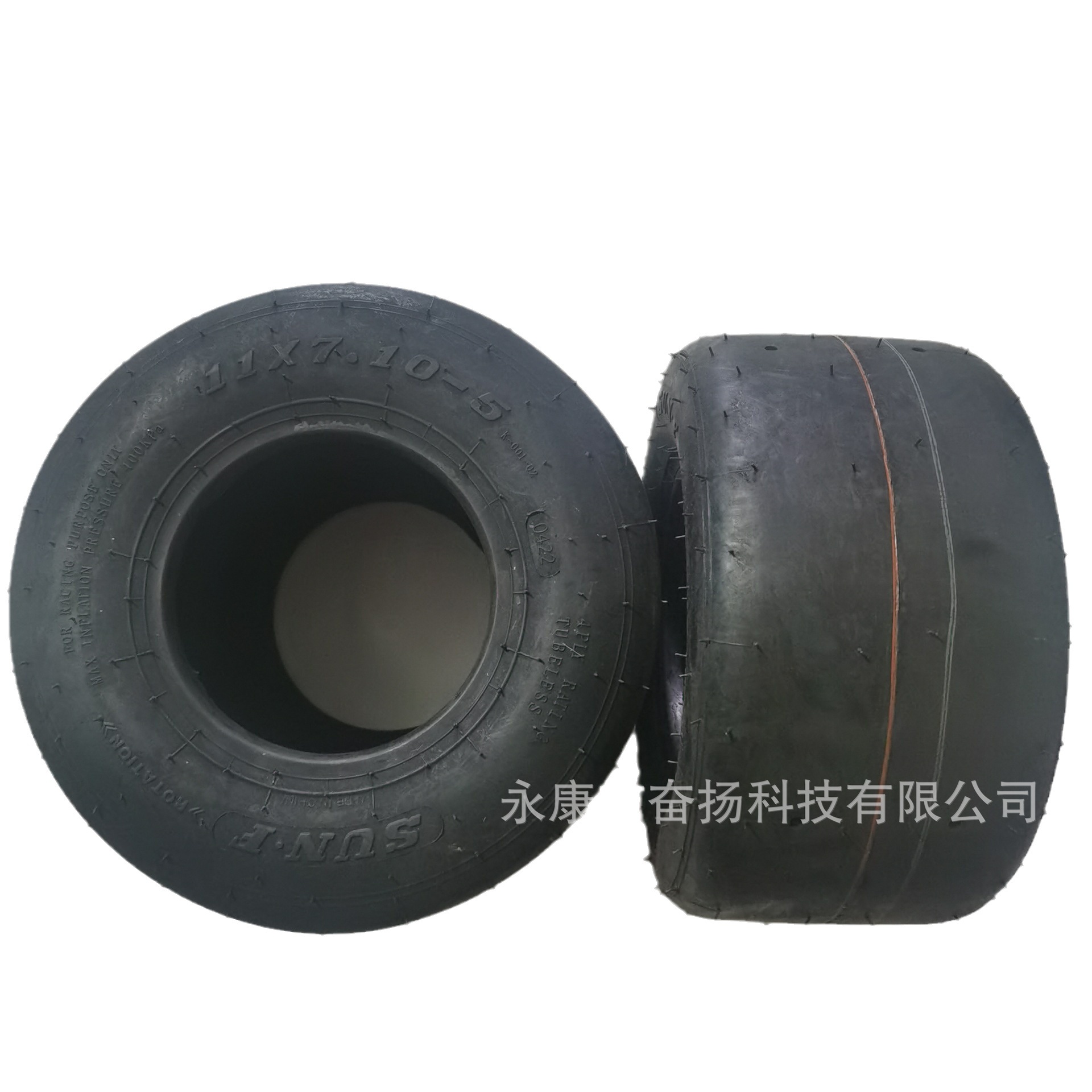 Go-Kart Racing Drift Car Modified Sun Wind Bald Tire Wheel Hub 11*7.10-5/10*4.50-5