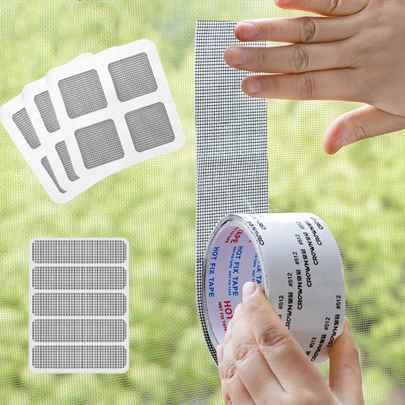 Screen Repair Subsidy Household Door Curtain Hole Repair Net Window Screen Anti-Mosquito Repair Patch Anti-Mosquito Net Wholesale