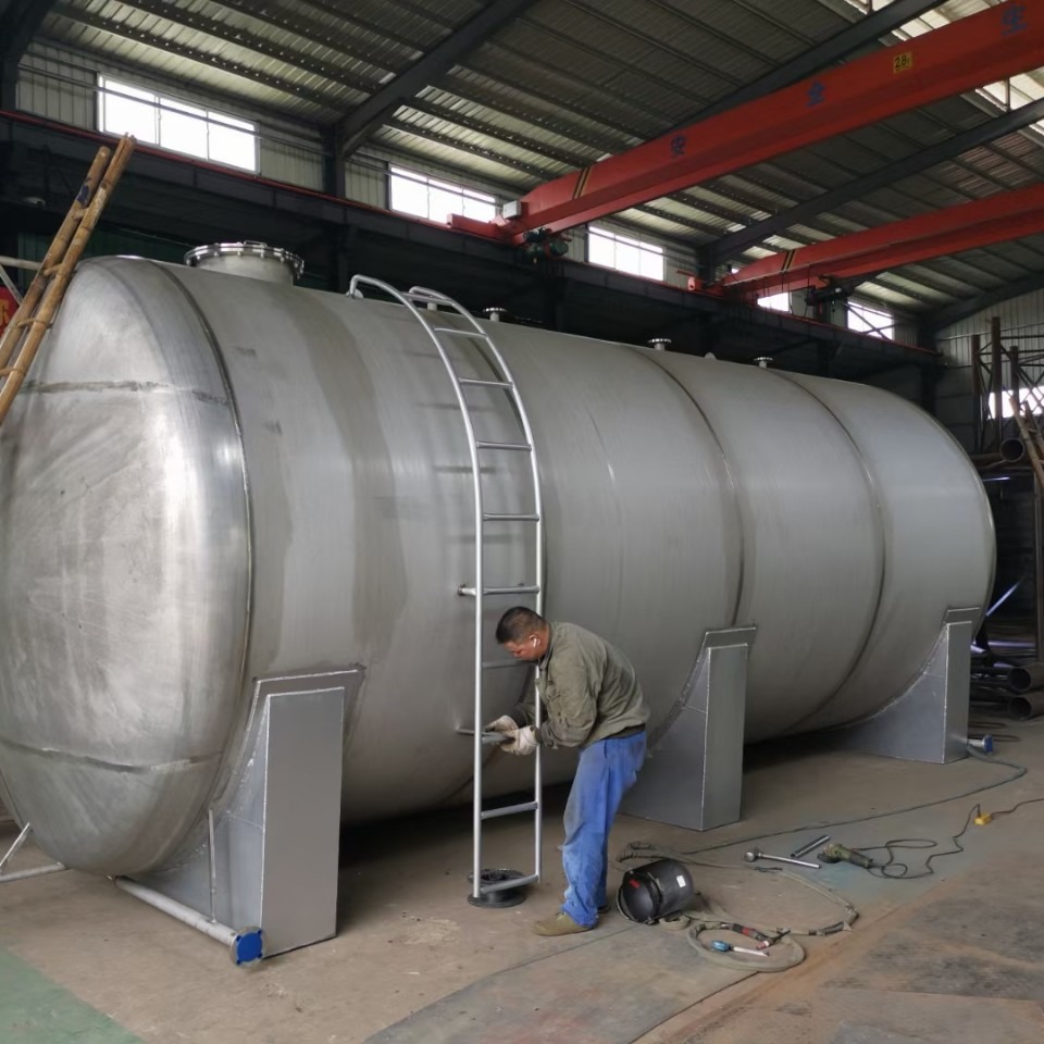 NMP storage tank stainless steel 304 vertical horizontal storage tank chemical liquid collection tank buffer tank new liquid tank waste liquid tank