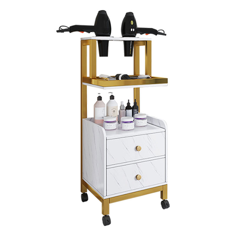 Barber Shop Special Cabinet Tool Table Barber Shop Perm and Dyeing Cart Hair Cutting Cabinet Beauty Cart Trolley Hairdressing Tool Cart