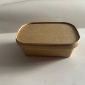 Disposable Square Paper Bowl Square Paper Bowl Stock Offer