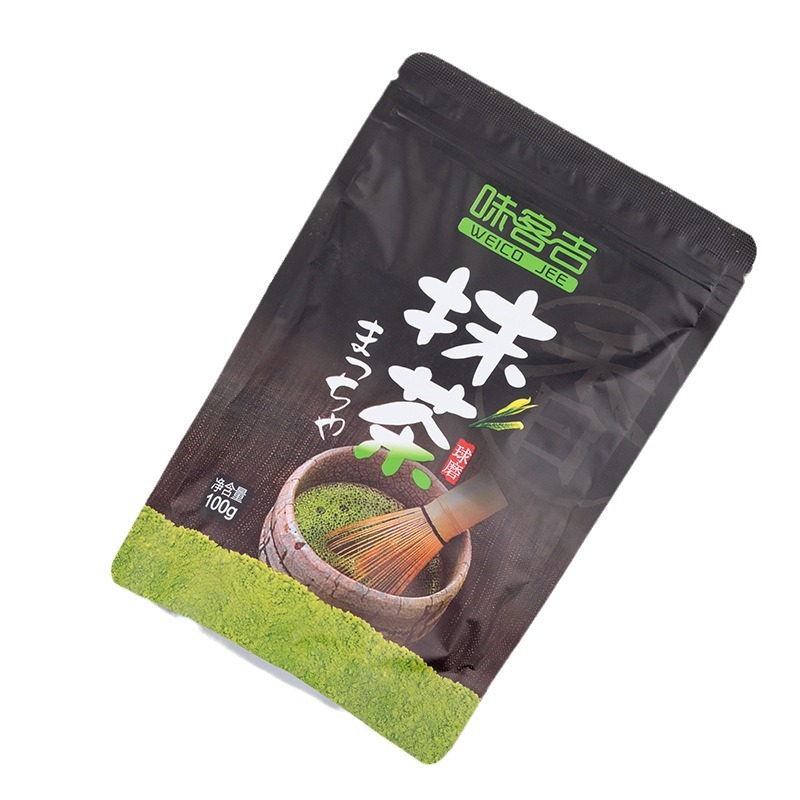 Weikeji Matcha Powder Wholesale Baked Matcha Matcha Hot Selling 100g Factory Direct Sales Wholesale First-Hand Supply