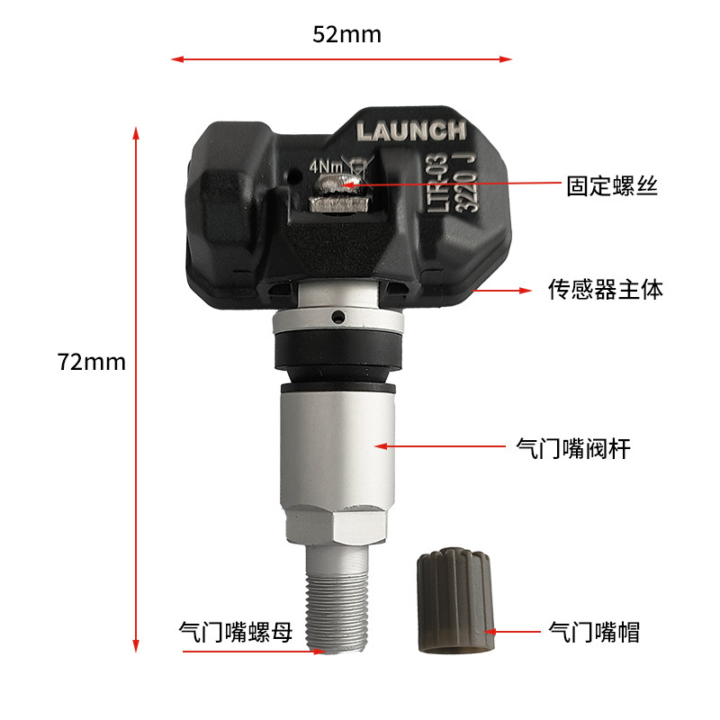 Yuanzheng CRT501 Tire Pressure Sensor Programming Rf 315 and 433MHz Universal Matching Instrument Tire X431